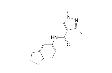 N-(2,3-dihydro-1H-inden-5-yl)-1,3-dimethyl-1H-pyrazole-4-carboxamide