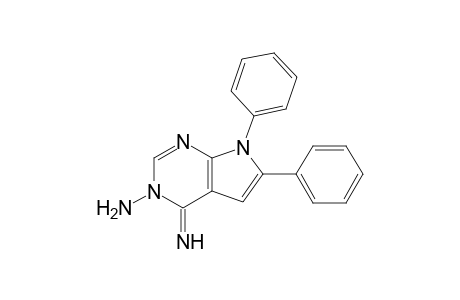 3-Amino-4-imino-6,7-diphenyl-7H-pyrrolo[2,3-d]pyrimidine