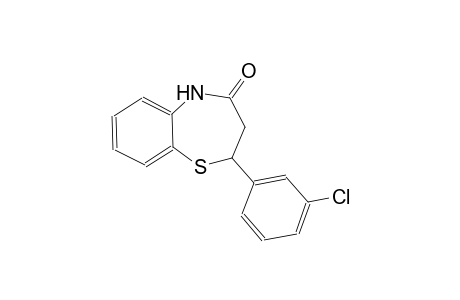 1,5-Benzothiazepin-4(5H)-one, 2,3-dihydro-2-(3-chlorophenyl)-