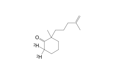 (6,6-D2)-2-METHYL-2-(4-METHYL-4-PENTENYL)-CYCLOHEXANONE