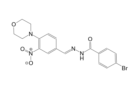 benzoic acid, 4-bromo-, 2-[(E)-[4-(4-morpholinyl)-3-nitrophenyl]methylidene]hydrazide