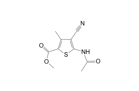 Methyl 5-(acetylamino)-4-cyano-3-methyl-2-thiophenecarboxylate