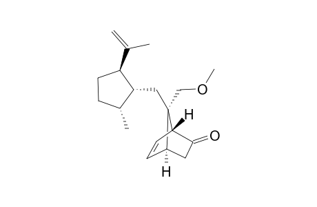 (1R,4S,7S,1'R,2'R,5'R)-7-(Methoxymethyl)-7-[[5'-Methyl-2'-(1''-methylethenyl)cyclopentyl]methyl]bicyclo[2.2.1]hept-5-en-2-one
