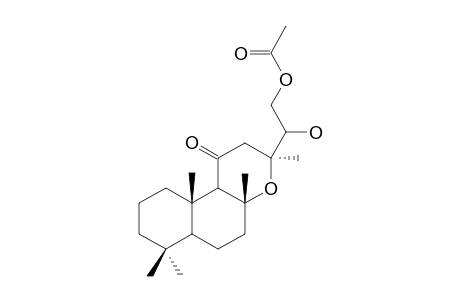 TARAPACANONE;14-HYDROXY-15-ACETOXY-11-KETO-13-EPI-MANOYLOXIDE