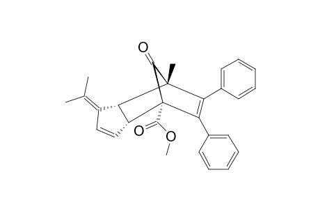 (3a.alpha.,4.alpha.,7.alpha.,7a.alpha.)-1-Isopropylidene-4-methoxycarbonyl-7-methyl-5,6-diphenyl-3a,4,7,7a-tetrahydro-1H-4,7-methanoinden-8-one