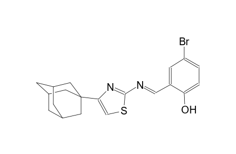 2-((E)-{[4-(1-adamantyl)-1,3-thiazol-2-yl]imino}methyl)-4-bromophenol