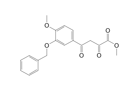 Methyl 4-(3-(benzyloxy)-4-methoxyphenyl)-2,4-dioxobutanoate