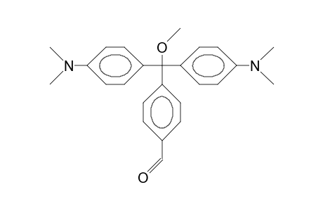 Bis(4-dimethylamino-phenyl)-(4-formyl-phenyl)-methoxy-methane