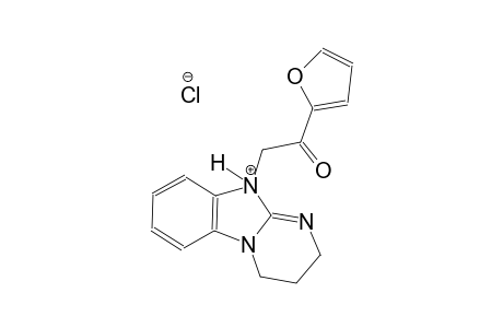 10-[2-(2-furyl)-2-oxoethyl]-2,3,4,10-tetrahydropyrimido[2,1-b]benzimidazol-10-ium chloride