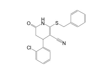 3-pyridinecarbonitrile, 4-(2-chlorophenyl)-1,4,5,6-tetrahydro-6-oxo-2-[(phenylmethyl)thio]-