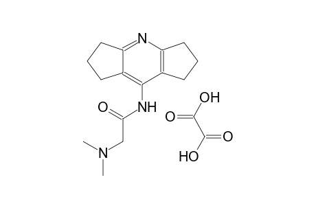 2-(dimethylamino)-N-(1,2,3,5,6,7-hexahydrodicyclopenta[b,e]pyridin-8-yl)acetamide oxalate