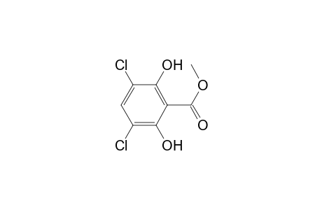 Benzoic acid, 3,5-dichloro-2,6-dihydroxy-, methyl ester
