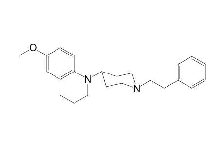 N-(4-methoxyphenyl)-1-(2-phenylethyl)-N-propylpiperidin-4-amine