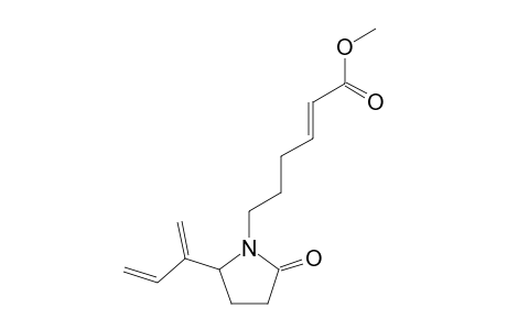 6-[2-(1-METHYLENE-ALLYL)-5-OXO-PYRROLIDIN-1-YL]-HEX-2-ENOIC-ACID-METHYLESTER