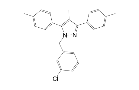 1-(3-chlorobenzyl)-4-methyl-3,5-bis(4-methylphenyl)-1H-pyrazole