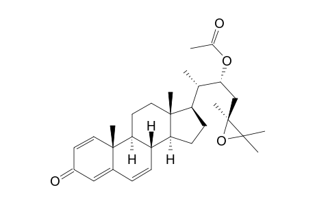 (22R,24S)-22-Acetoxy-24,25-epoxyergosta-1,4,6-triene-3-one