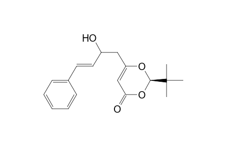 (3'E,2R,2'RS)-2-t-butyl-6-[2'-hydroxy-4'-phenyl-3'-butenyl]-4H-1,3-dioxin-4-one