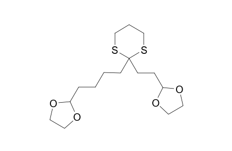 2-[2'-(1,3-Dioxolanyl)ethyl]2-[4"-(1,3-dioxolanyl)butyl]-1,3-dithiane