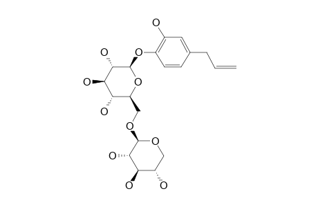 DEMETHYL-EUGENOL-4-O-BETA-D-XYLOPYRANOSYL-(1->6)-O-BETA-D-GLUCOPYRANOSIDE
