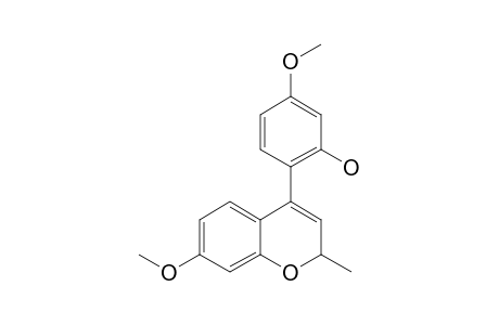 7-METHOXY-2-METHYL-4-(2-HYDROXY-4-METHOXYPHENYL)-2H-CHROMENE