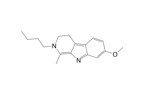 2-Butyl-2,4-dihydro-7-methoxy-1-methyl-3H-pyrido[3,4-b]indole