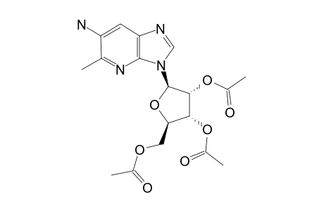 5-METHYL-3-(2,3,5-TRI-O-ACETYL-BETA-D-RIBOFURANOSYL)-3H-IMIDAZO-[4,5-B]-PYRIDIN-6-AMINE