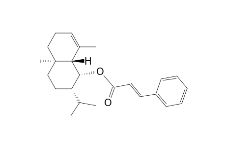 2-Propenoic acid, 3-phenyl-, 1,2,3,4,4a,5,6,8a-octahydro-4a,8-dimethyl-2-(1-methylethyl)-1-naphtha lenyl ester, [1R-(1.alpha.,2.alpha.,4a.alpha.,8a.beta.)]-