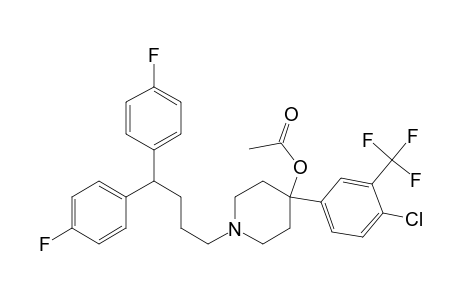 1,1-Di(p-fluorophenyl)-4-(4-acetoxy-4-(3-trifluoromethyl-4-chlorophenyl)-piperidinyl)butane