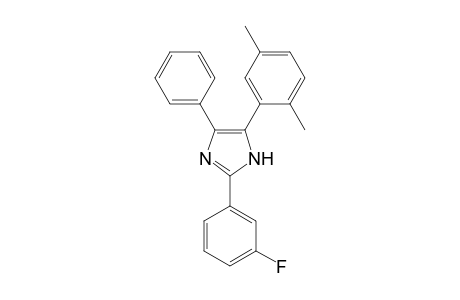5-(2,5-Dimethyl-phenyl)-2-(3-fluoro-phenyl)-4-phenyl-1H-imidazole