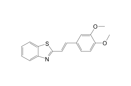 2-[(E)-2-(3,4-dimethoxyphenyl)ethenyl]-1,3-benzothiazole