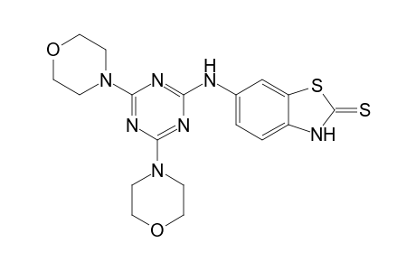 6-(4,6-Di-morpholin-4-yl-[1,3,5]triazin-2-ylamino)-3H-benzothiazole-2-thione