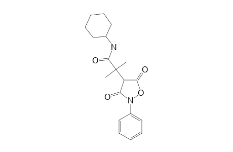 N1-CYCLOHEXYL-2-(3,5-DIOXO-2-PHENYL-TETRAHYDRO-4-ISOXAZOLYL)-2-METHYL-PROPANAMIDE