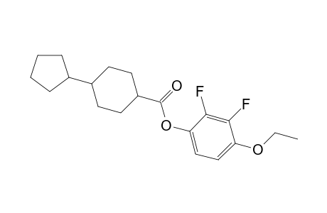 (4-ethoxy-2,3-difluoro-phenyl) 4-cyclopentylcyclohexanecarboxylate