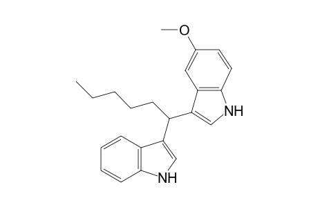 3-(1-(1H-indol-3-yl)hexyl)-5-methoxy-1H-indole