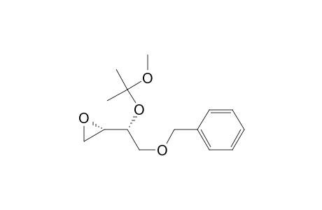 Oxirane, [1-(1-methoxy-1-methylethoxy)-2-(phenylmethoxy)ethyl]-, [R-(R*,S*)]-