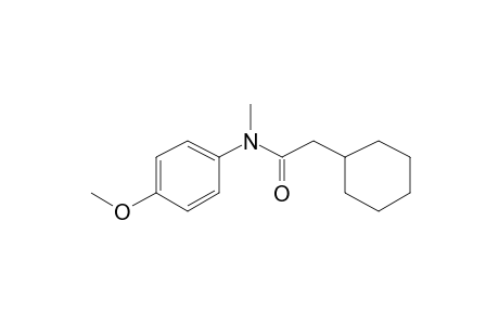 2-Cyclohexyl-N-(4-methoxyphenyl)acetamide, N-methyl