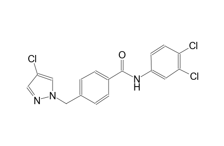 4-[(4-chloro-1H-pyrazol-1-yl)methyl]-N-(3,4-dichlorophenyl)benzamide