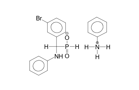 PHENYLAMMONIUM ALPHA-PHENYLAMINO-3-BROMOBENZYLPHOSPHONITE