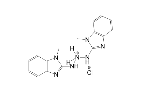 1,3-bis(1-methyl-1H-benzimidazol-2-yl)triazan-2-ium chloride