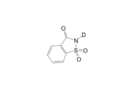 1,2-benzisothiazolin-3-one-2-d, 1,1-dioxide