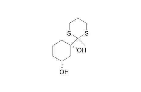 (1S,3S)-1-(2-Methyl-1,3-dithian-2-yl)-4-cyclohexene-1,3-diol
