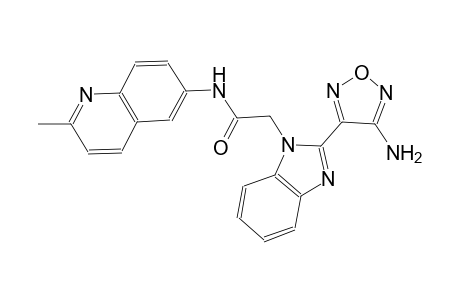 1H-benzimidazole-1-acetamide, 2-(4-amino-1,2,5-oxadiazol-3-yl)-N-(2-methyl-6-quinolinyl)-