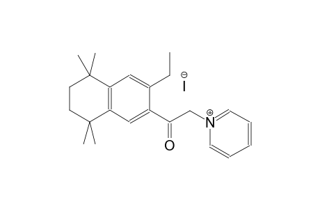 1-[2-(3-ethyl-5,5,8,8-tetramethyl-5,6,7,8-tetrahydro-2-naphthalenyl)-2-oxoethyl]pyridinium iodide
