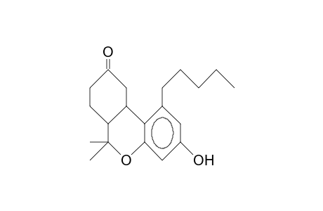 trans-6,6-Dimethyl-hexahydro-1-pentyl-3-hydroxy-dibenzo(B,D)pyran-9-one