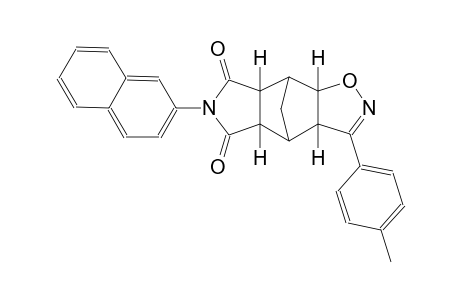 (3aS,4S,4aR,7aS,8S,8aS)-6-(naphthalen-2-yl)-3-(p-tolyl)-4,4a,8,8a-tetrahydro-3aH-4,8-methanoisoxazolo[4,5-f]isoindole-5,7(6H,7aH)-dione