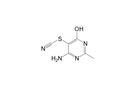 (6-amino-2-methyl-4-oxo-1H-pyrimidin-5-yl) thiocyanate