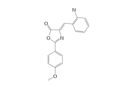 4-(2-AMINOBENZYLIDENE)-2-(4-METHOXYPHENYL)-4,5-DIHYDROOXAZOL-5-ONE