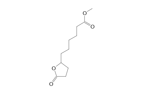 2-Oxotetrahydrofuryl-5-hexanoic acid, methyl ester