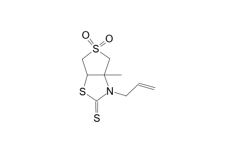 3-allyl-3a-methyltetrahydrothieno[3,4-d][1,3]thiazole-2(3H)-thione 5,5-dioxide