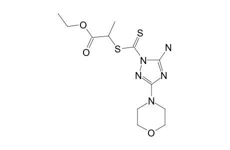 1-ETHOXYCARBONYLETHYL-(5-AMINO-3-MORPHOLINO-1,2,4-TRIAZOL-1-YL)-DITHIOCARBONATE